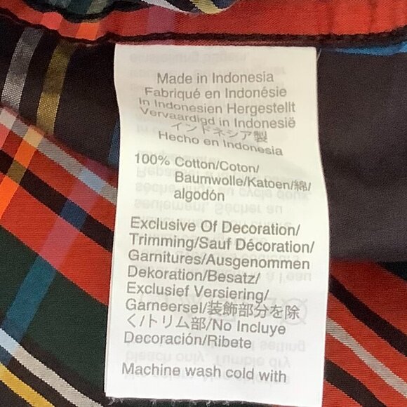 J. Crew women's pajama set shirt long pants XS buttonup plaid red black holiday - Picture 7 of 15